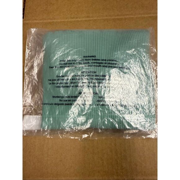 New Gigi C Hudson Rib Knit Tied Waist Skirt Skort M Sage - Picture 4 of 6